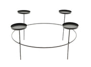 candleholder 4 tammy h20d38 black