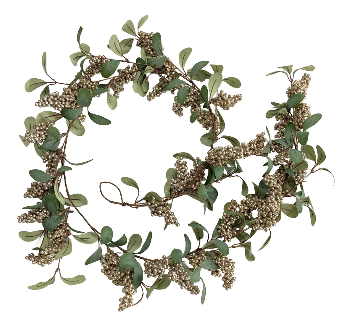 garland euca berry l180w22h15 champagne