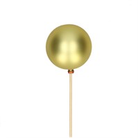 stem xmas ball matt l50d6 gold