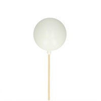 stem xmas ball matt l50d6 white