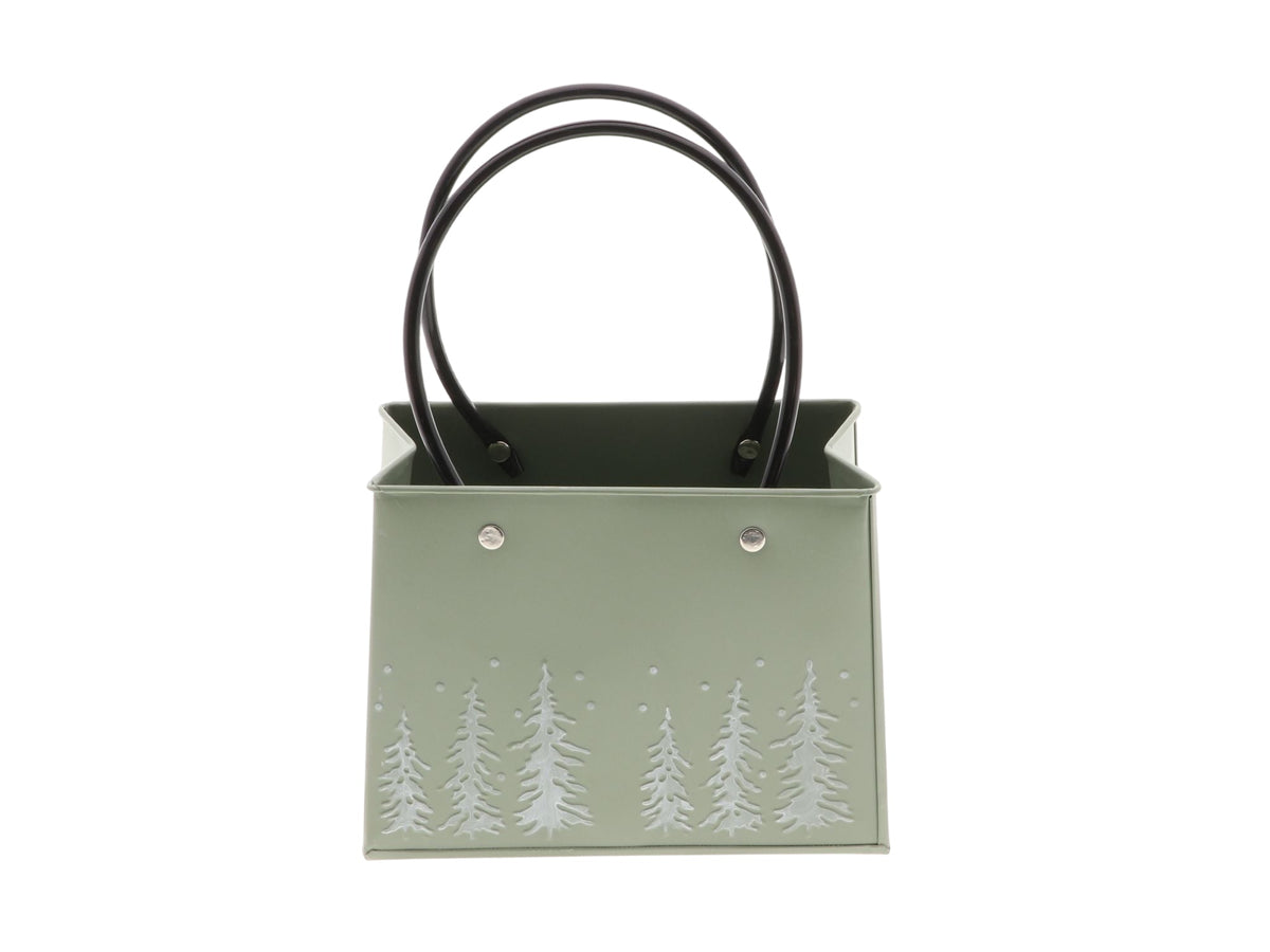 pot baggy tree l17w8h14 light green