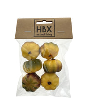 pumpkin fall mixed 6pcs l3.5w3.5h2 green