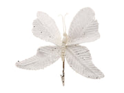 butterfly on clip l25w25h13 white