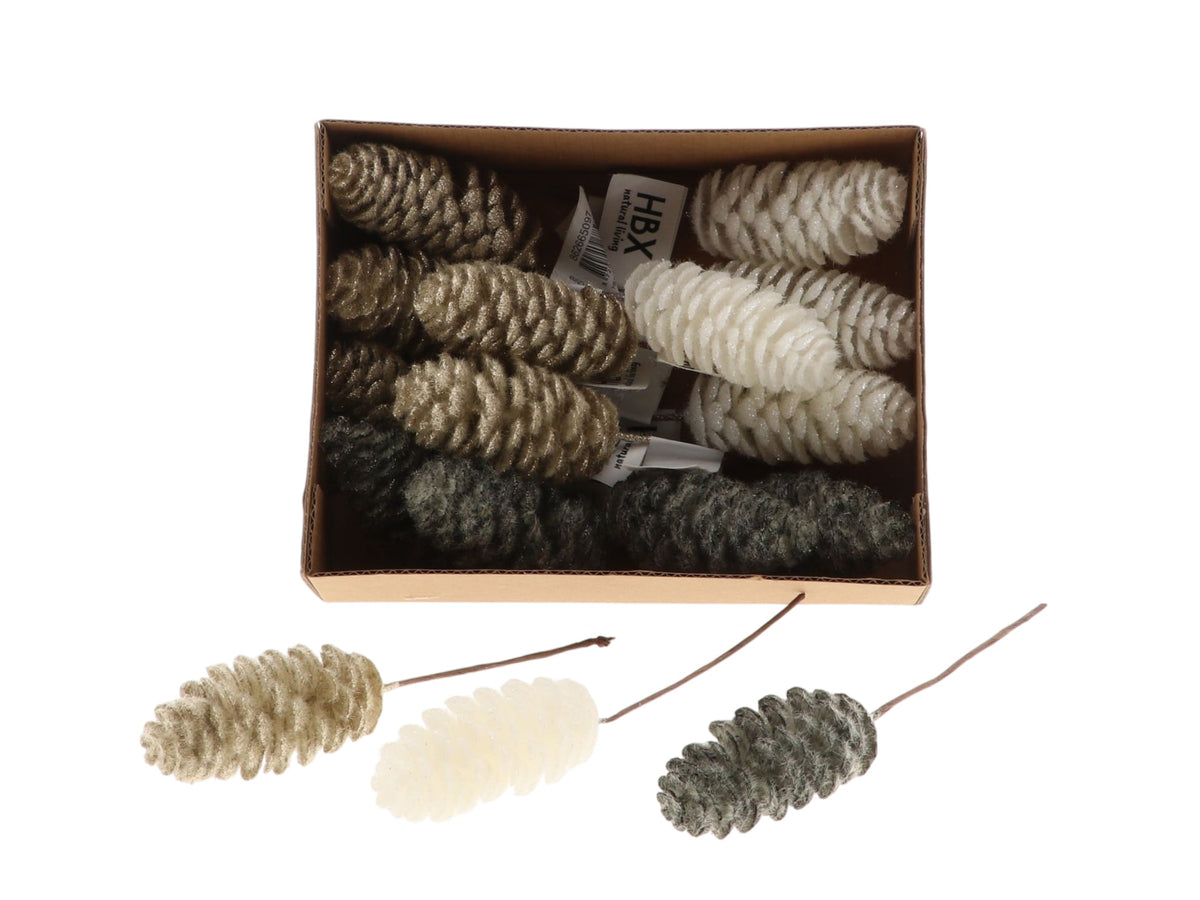 pinecone dinan glitter l7d3.5 assorted