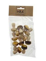 mushroom stilo 12pcs l3w3h4 yellow