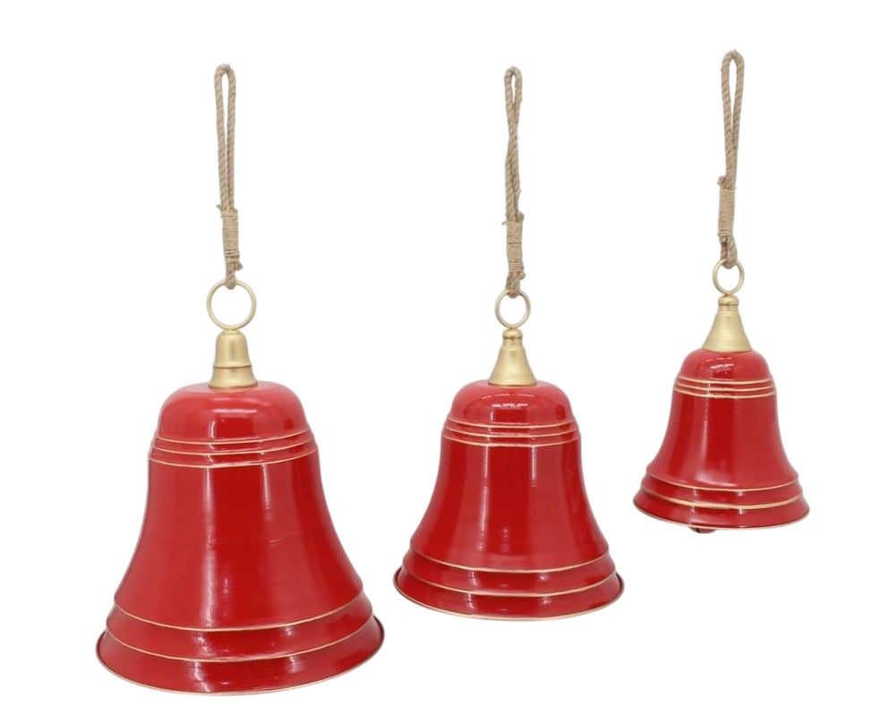 hanger christmas bell  h51.5d40 red