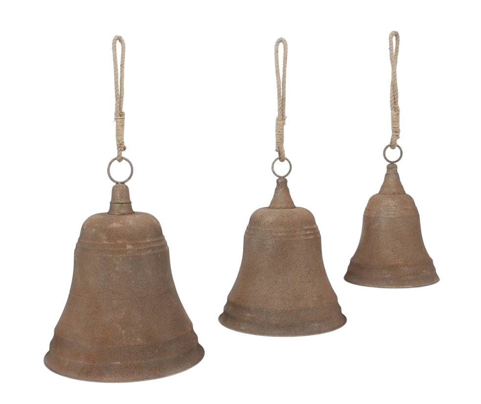 hanger christmas bell  h51.5d40 rusty