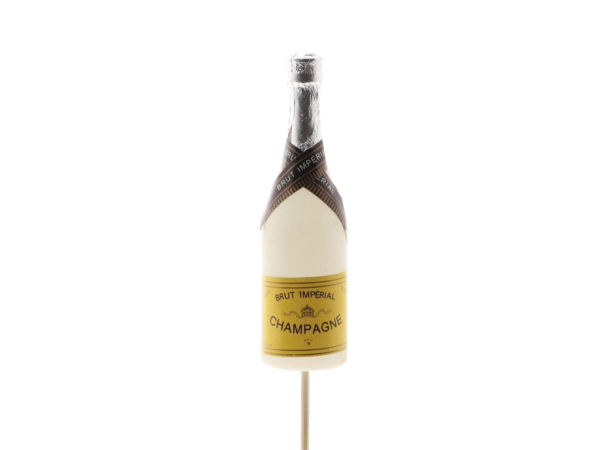 stem champagne bottle l53w3h11 white