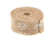 ribbon jute snowflake 5 mtr