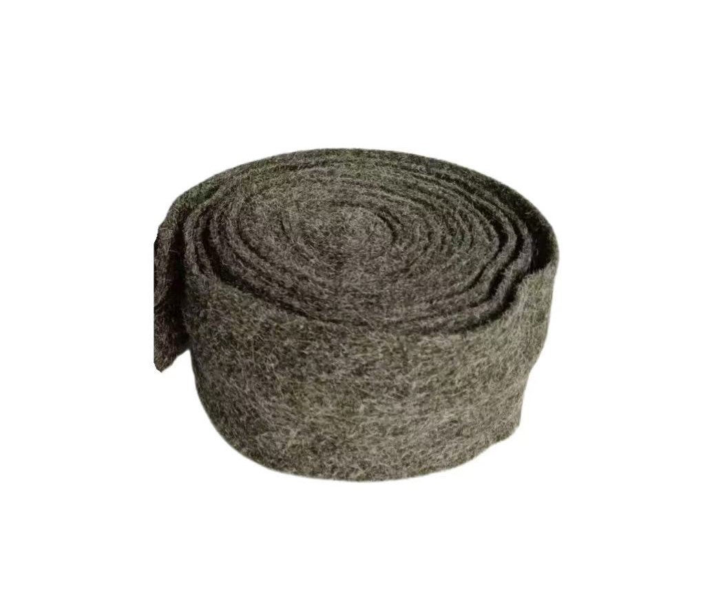 ribbon felt roll l500w8 dark green