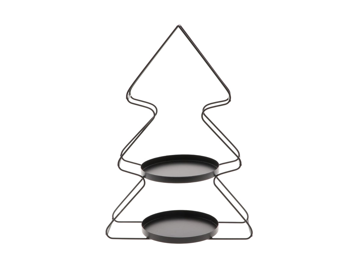 etagere xmas tree l34w11h50 black