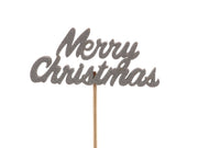 stick-in merry christmas l54w10h0.6 silver