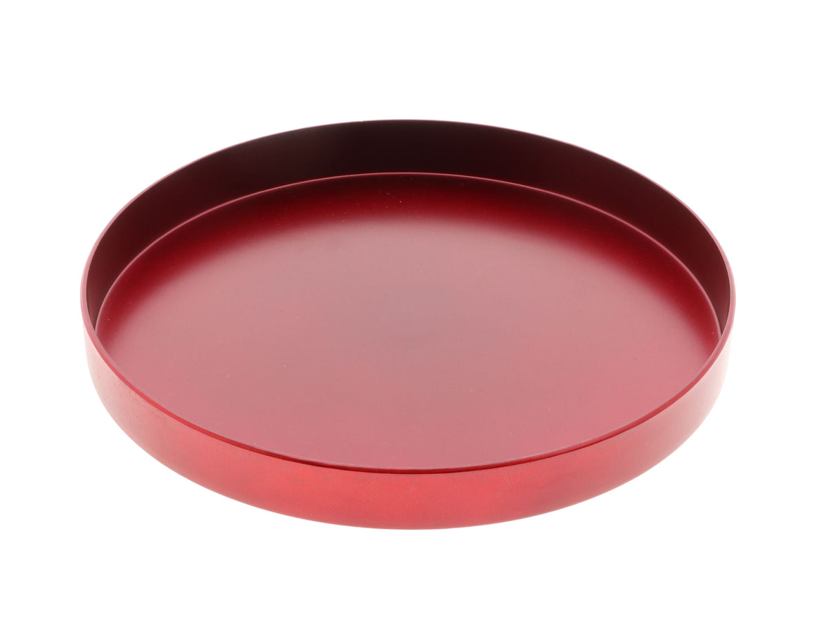 plate melam rnd h3d27 red