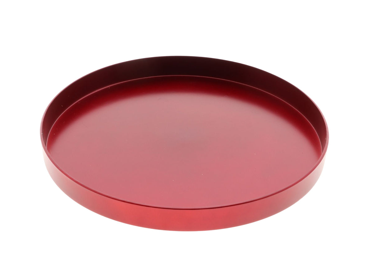 plate melam rnd h3d32 red
