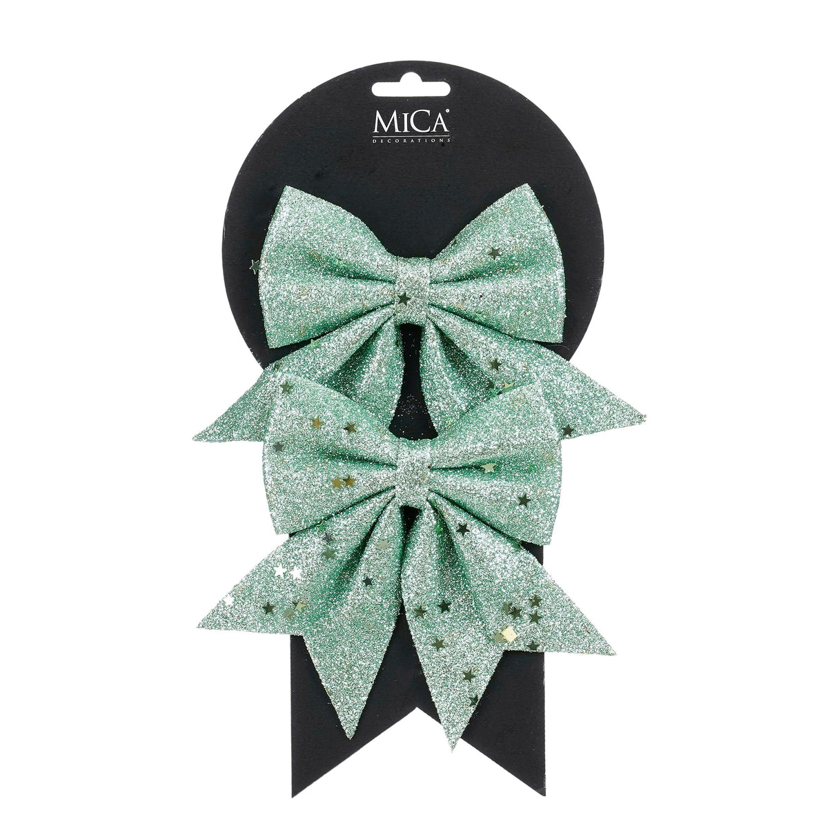 strik l.groen 2 stuks - l12xb13cm
