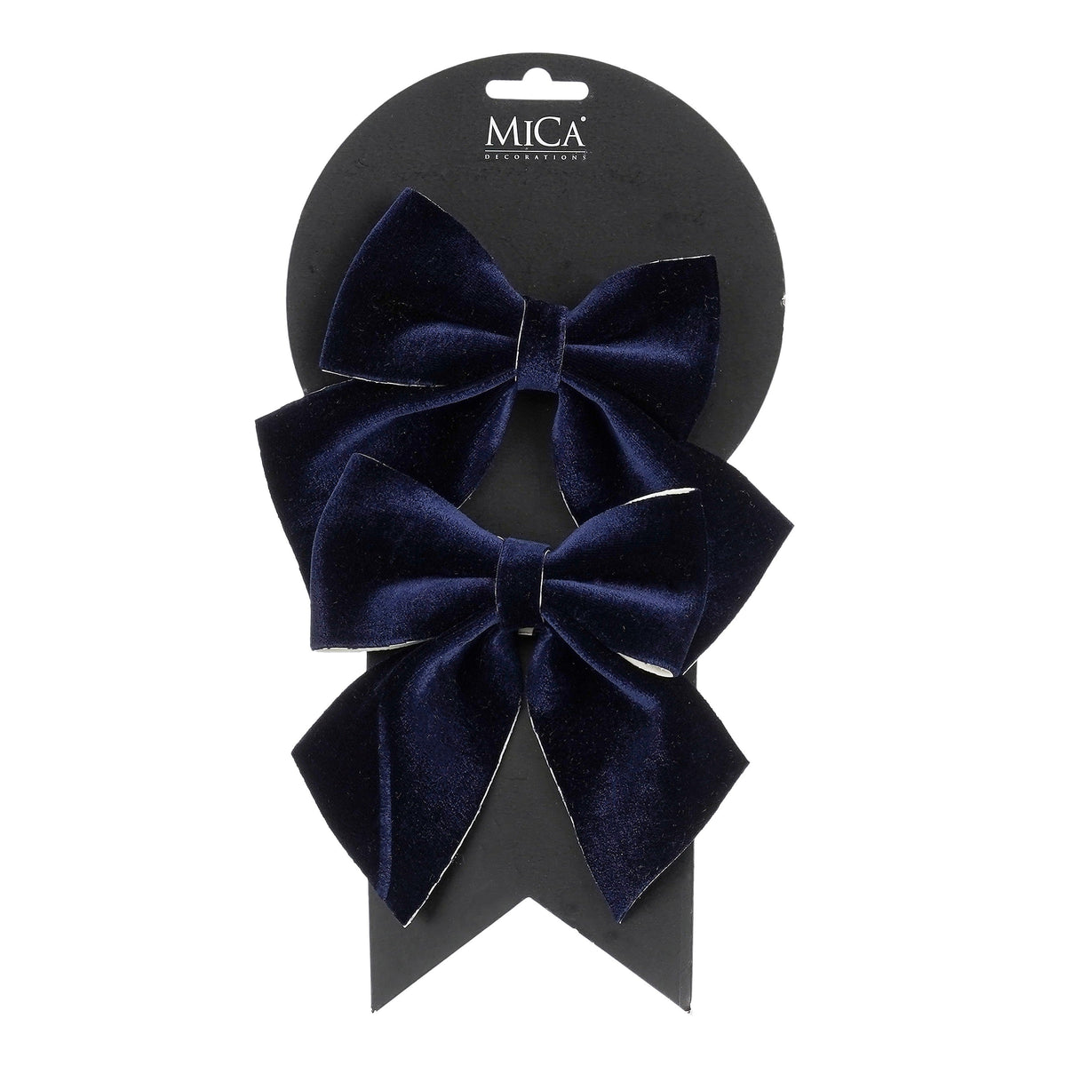 strik d.blauw 2 stuks - l12xb13cm