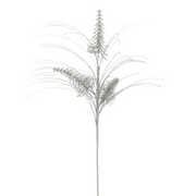 dennentak zilver glitter - l68cm