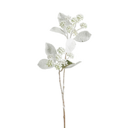 viburnum groen frosted glitter - l70cm