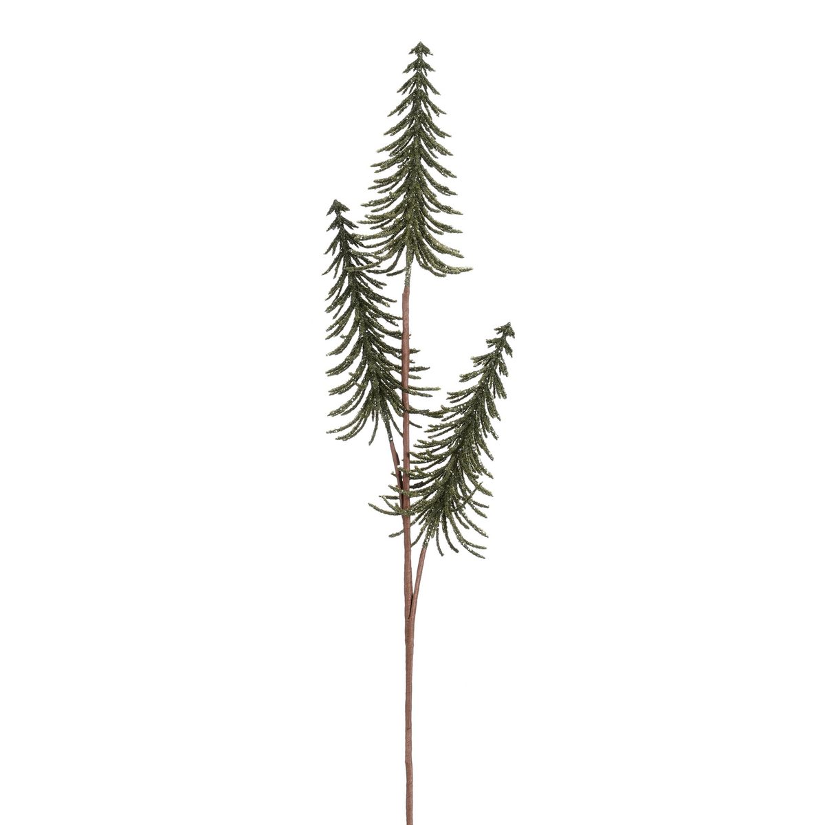 dennentak groen glitter - l68cm