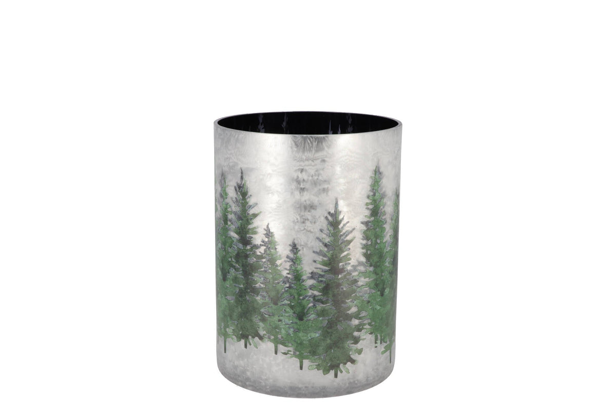 ruby silver t-light forest 9x10cm