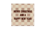 tile merry christmas and a sand 10x10x1cm