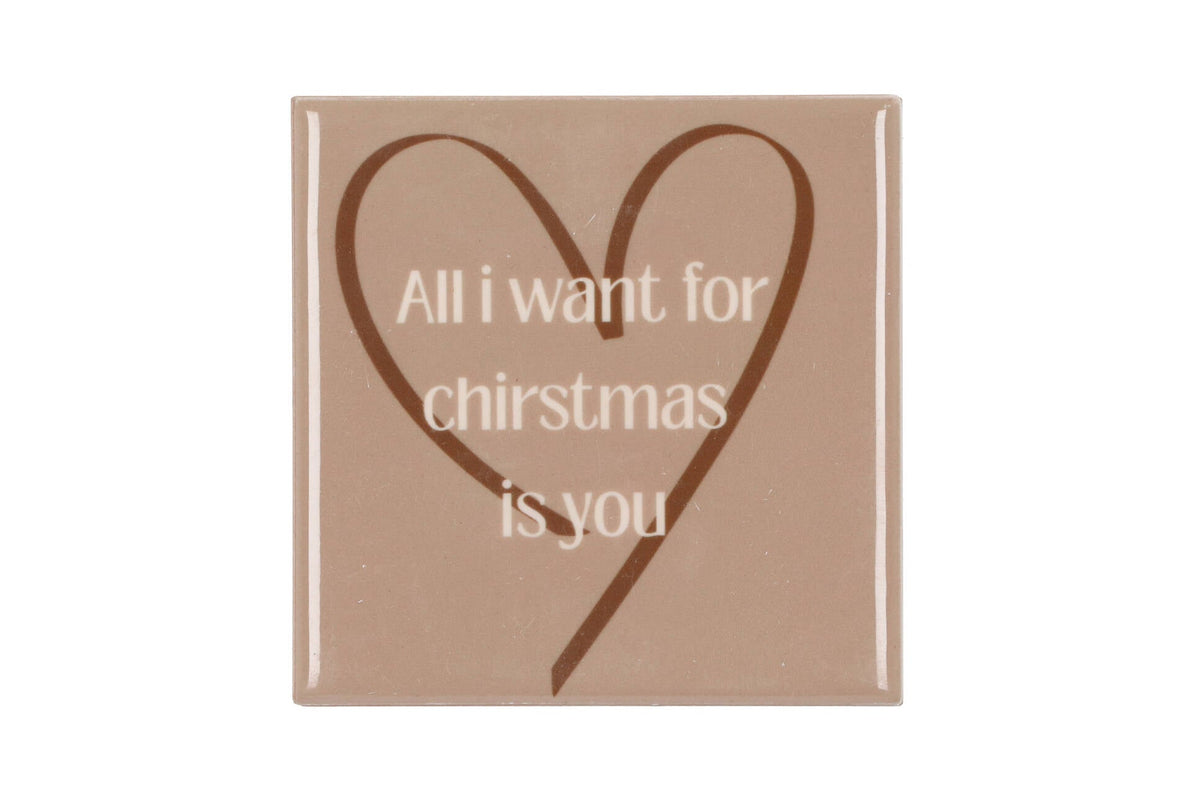 tile all i want for christmas sand 10x10x1cm