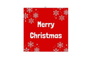 tile merry christmas red 10x10x1cm