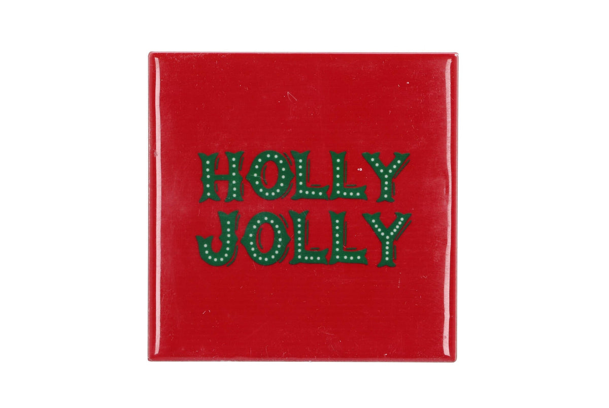 tile holly jolly red 10x10x1cm