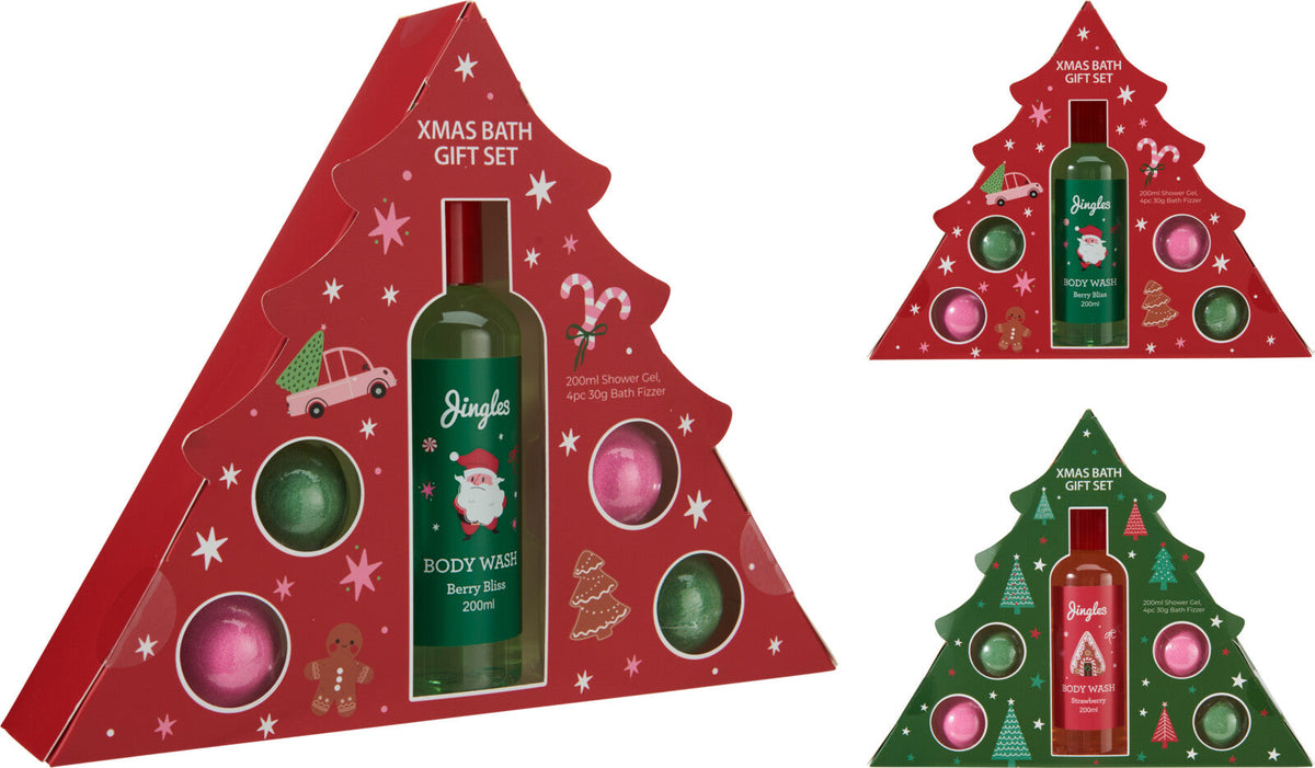 geschenkset gingles in kerstboom s/5 2ass kl