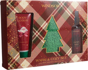 geschenkset windsor warm&cozy,bodymist bodylotion,sokken s/3