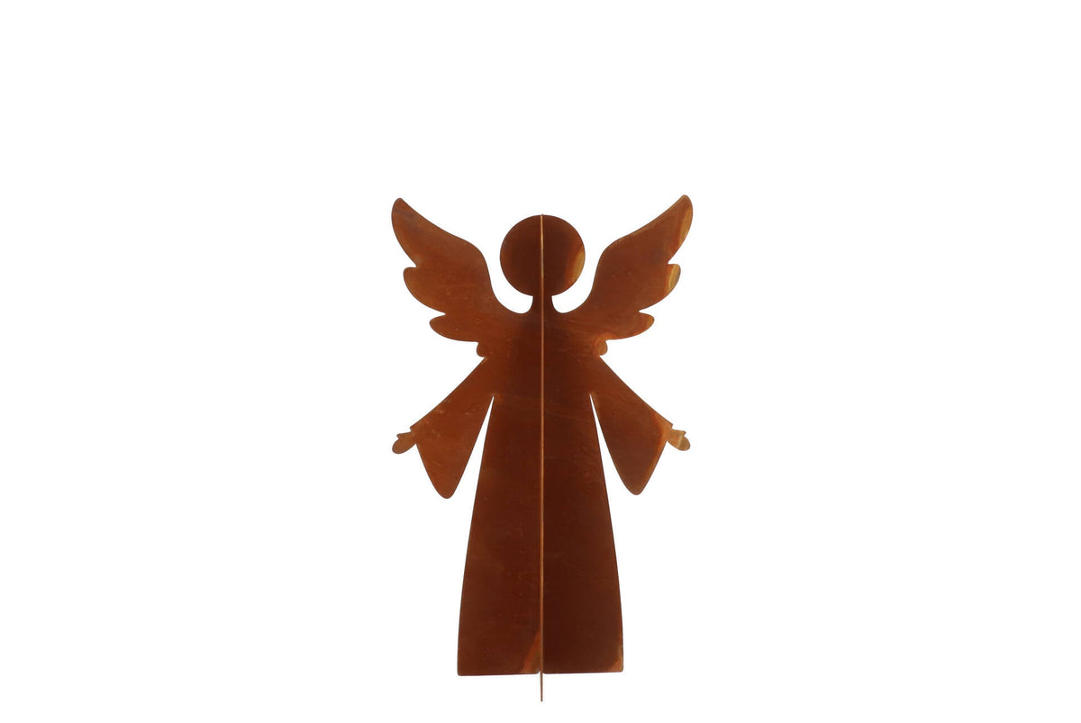 rusty rust angel deco 10x5x16cm