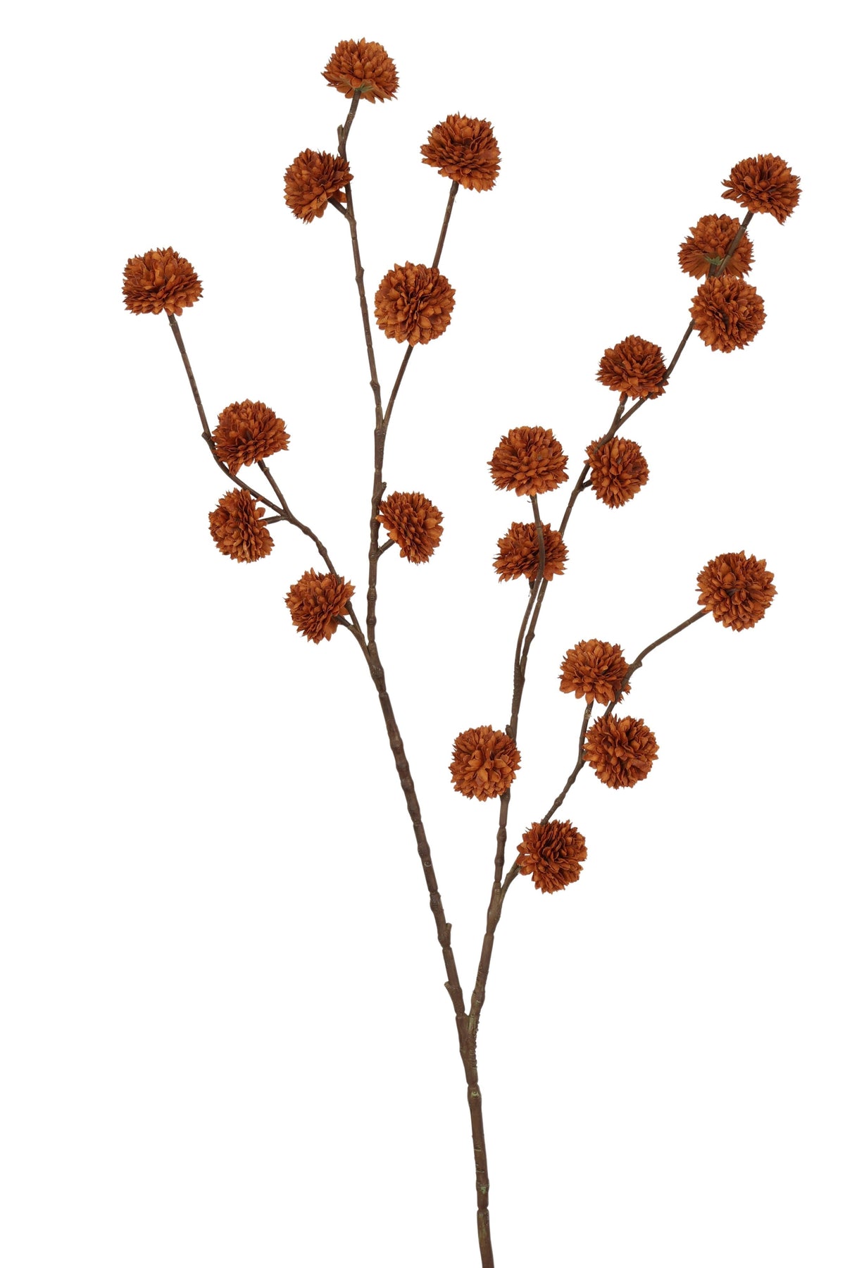 pompom spray sm 100 cm autumn lt coffee