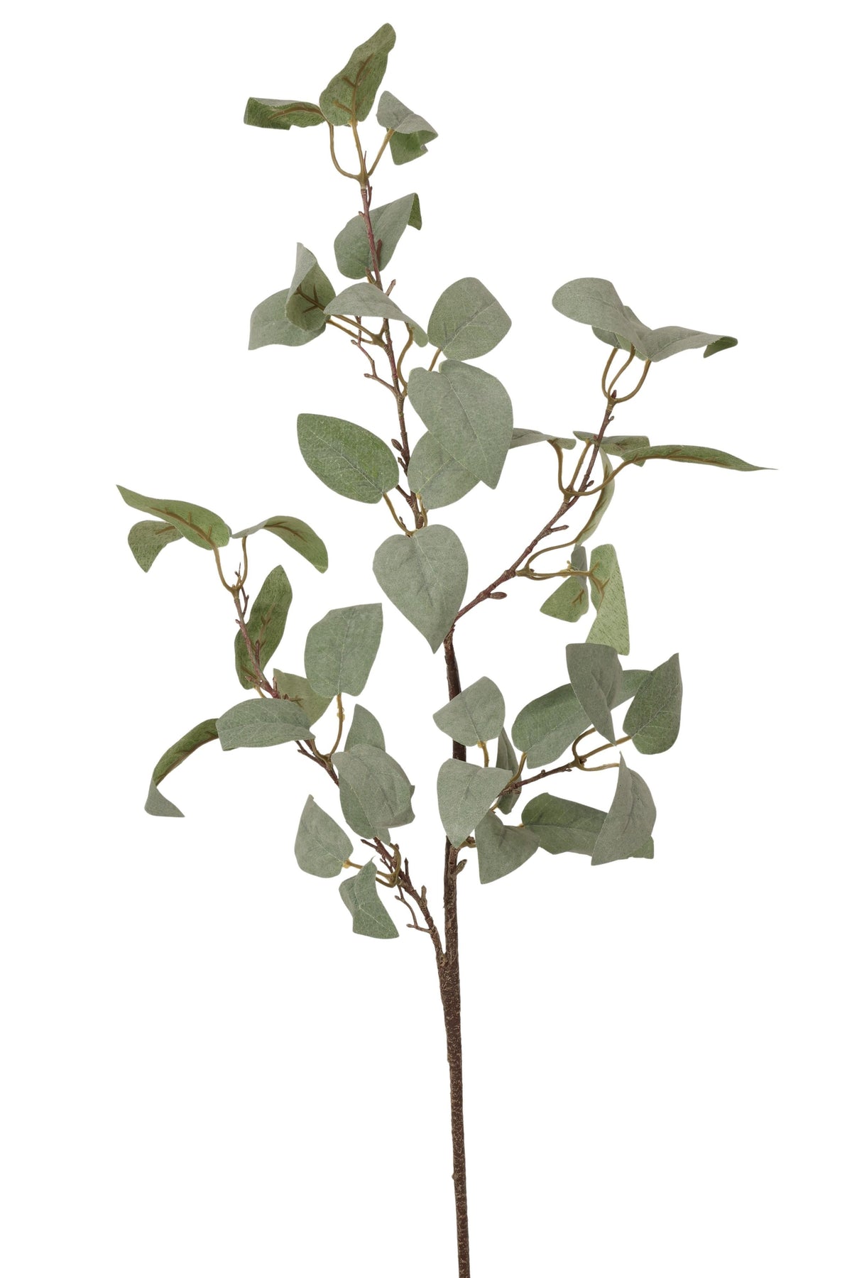 leaves spray 73cm grey