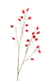 campanula spray 107 cm rood/or
