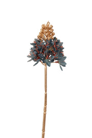 ornitigalum spray w/golden stem 72 cm blue