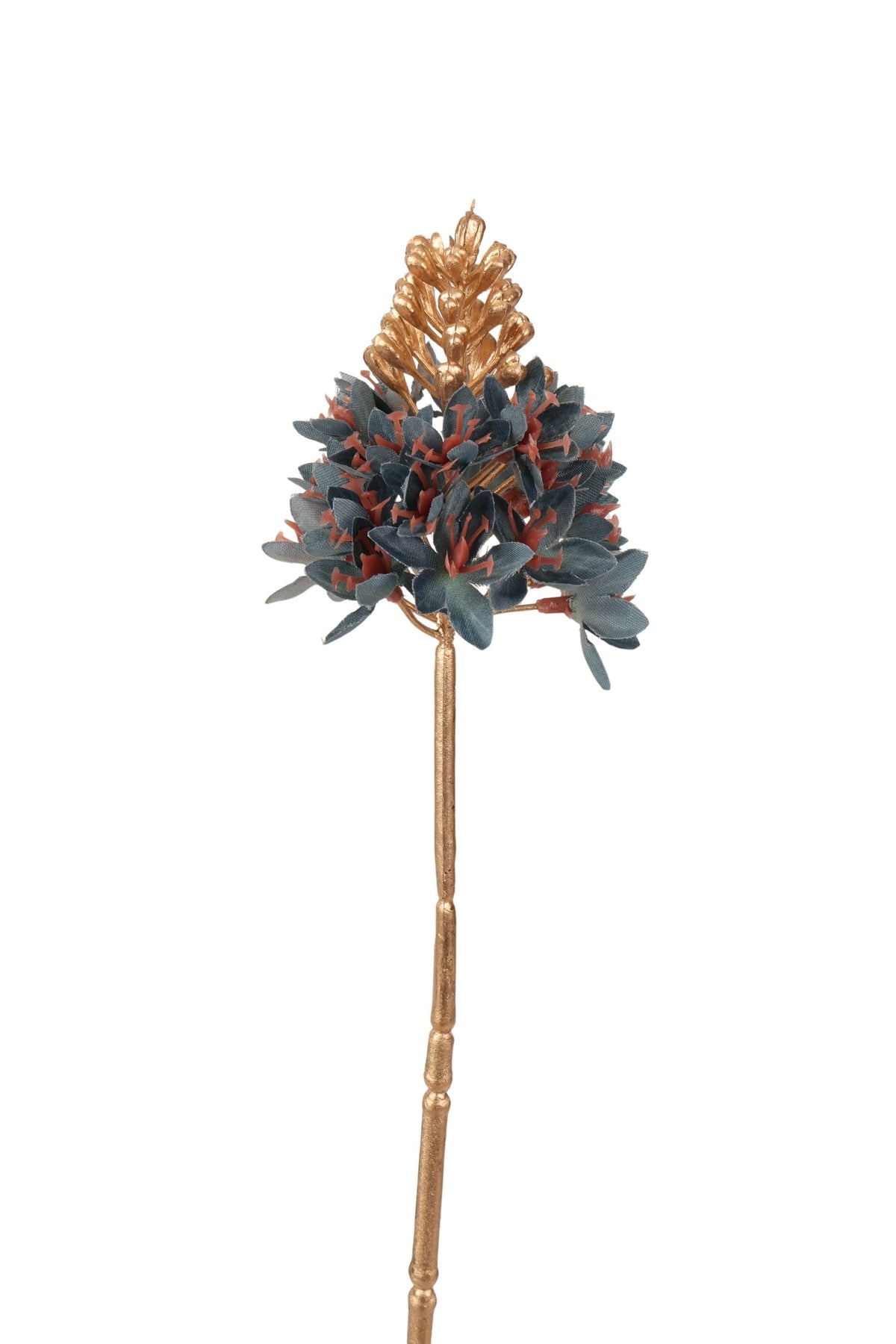 ornitigalum spray w/golden stem 72 cm blue