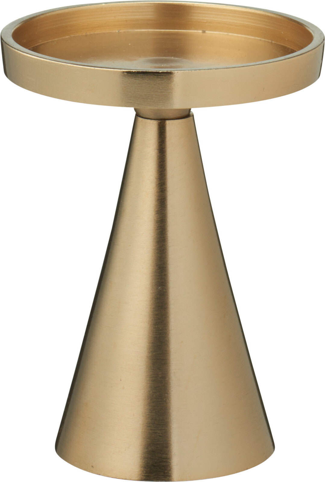 kandelaar voor stompkaars 13cm goud