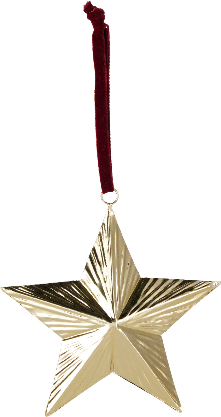 ster hangdeco 12cm goud