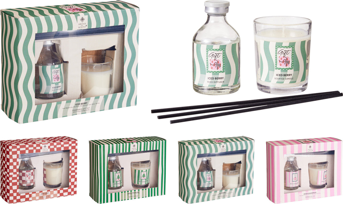 cadeauset diffuser en kaars 4ass
