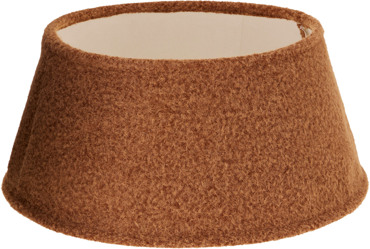 kerstboomrok wol bruin