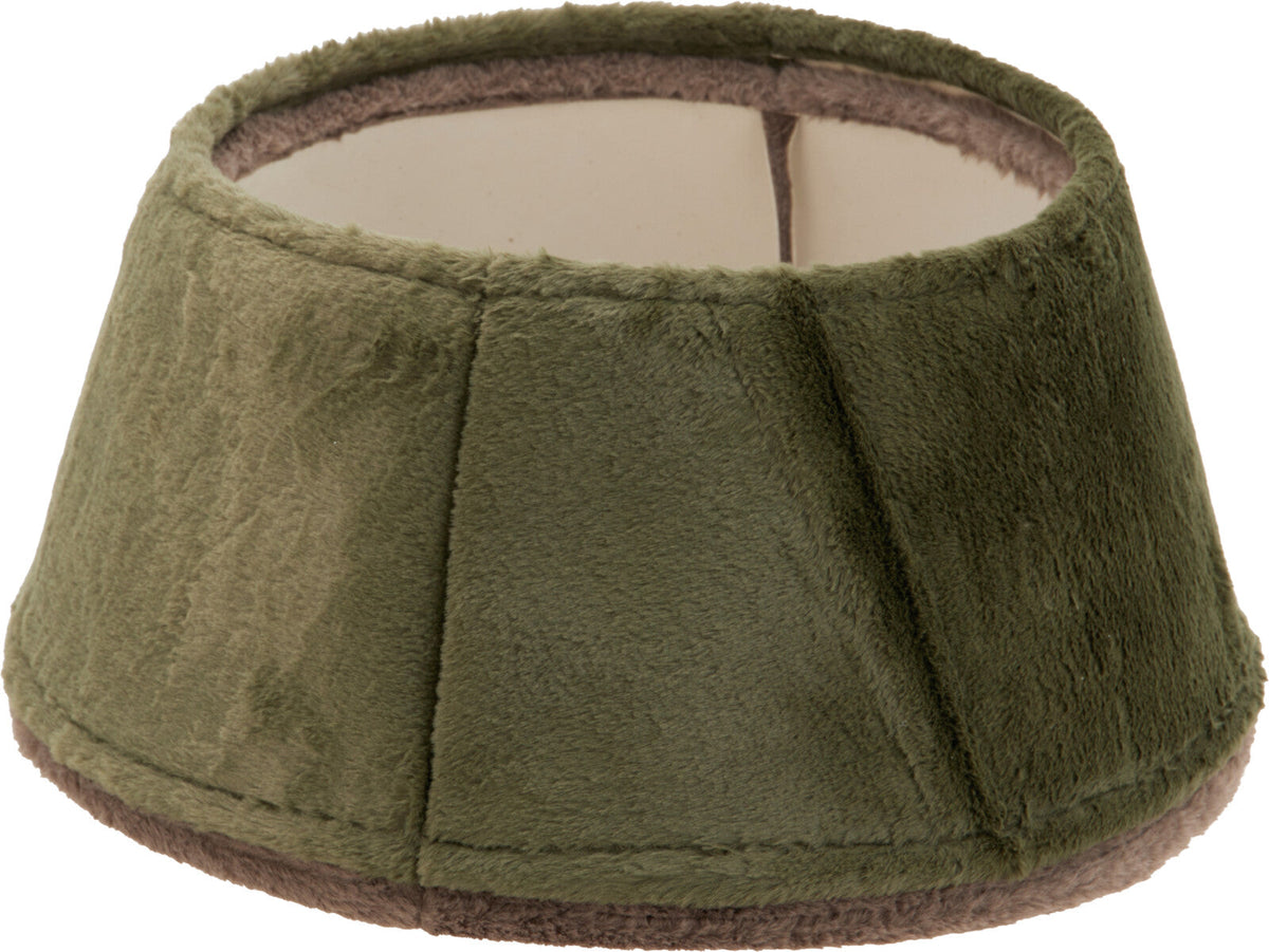 kerstboomrok 55cm faux fur groen