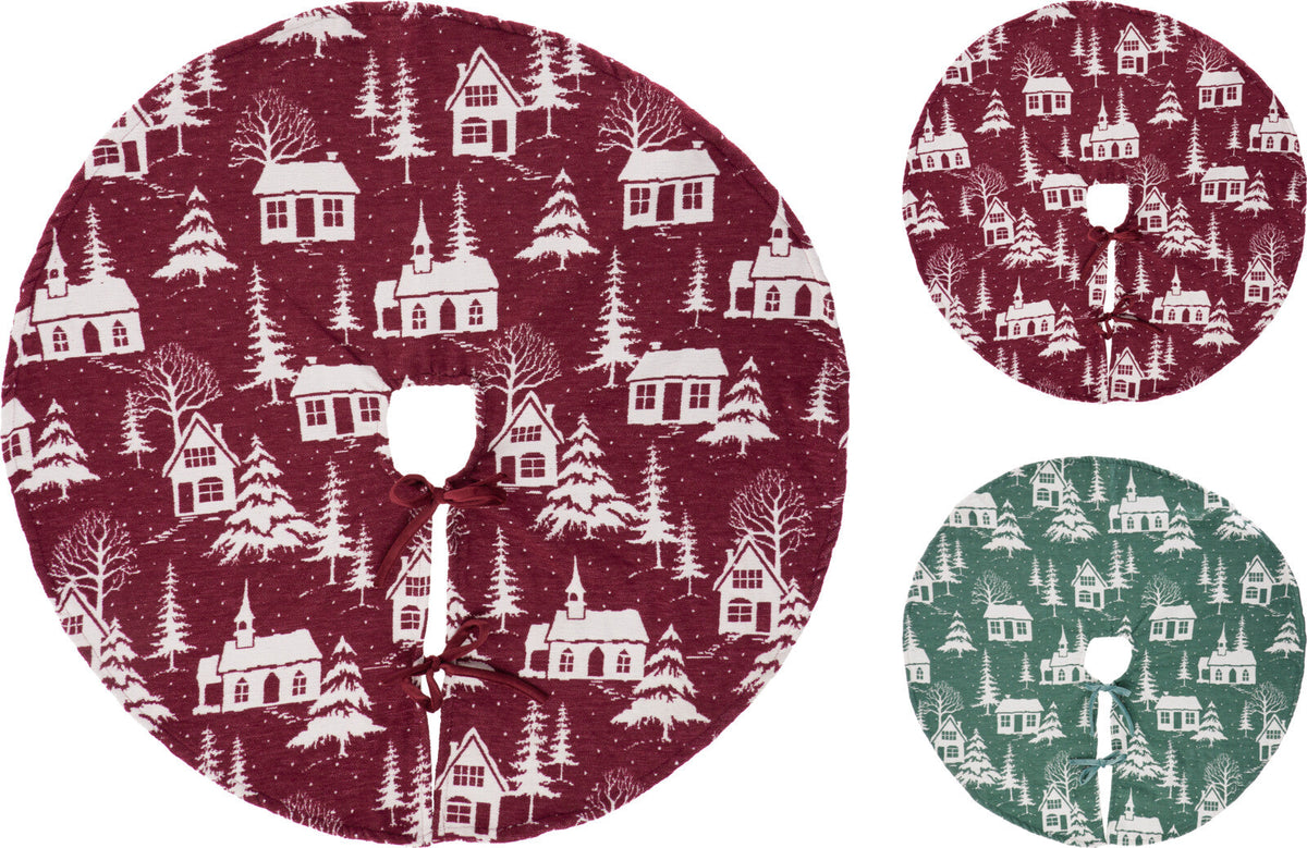 kerstboomkleed d90cm 2ass design