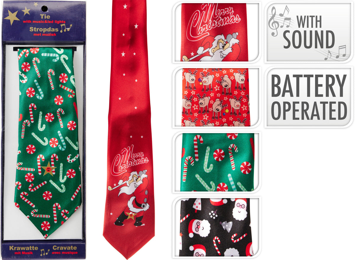 stropdas kerst 4ass design