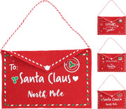 envelop kerst design 38cm 3ass