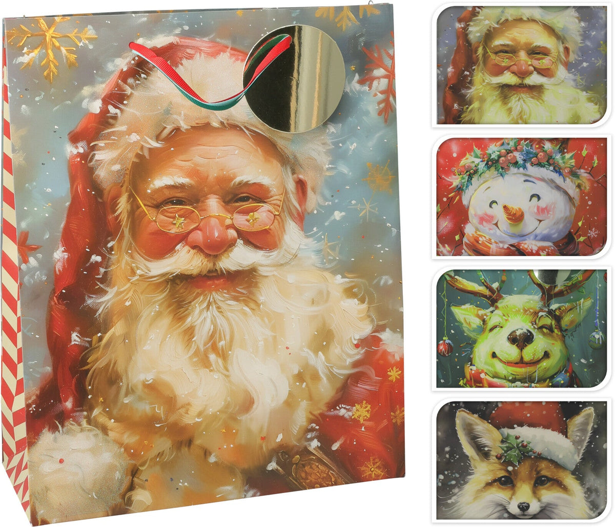 geschenktas large 4ass design