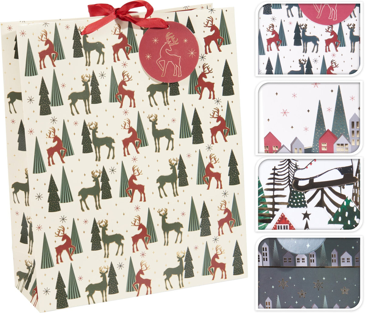 geschenktas kerst medium 4ass