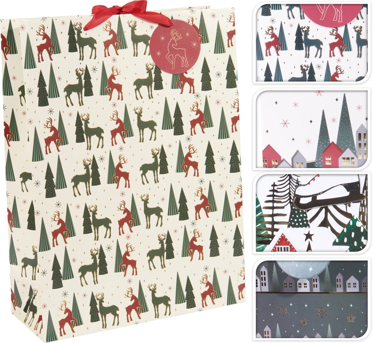 geschenktas kerst large 4ass