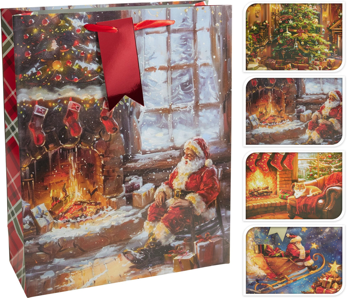 geschenktas kerst medium 4ass