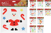 stickervel kerst figuur 10ass