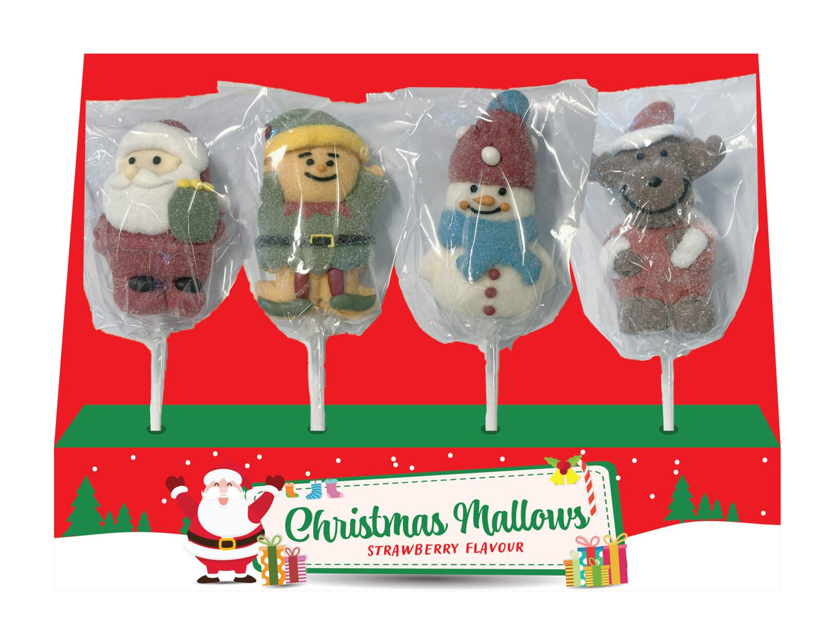 3d christmas mallow friends